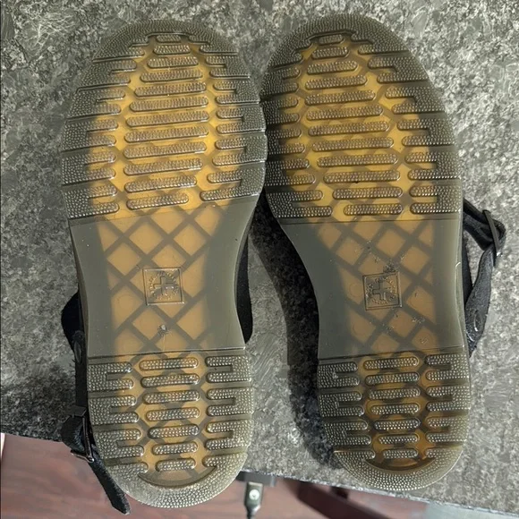 Dr. Martens Black Suede Buckle Slip-Ons - Picture 4 of 5